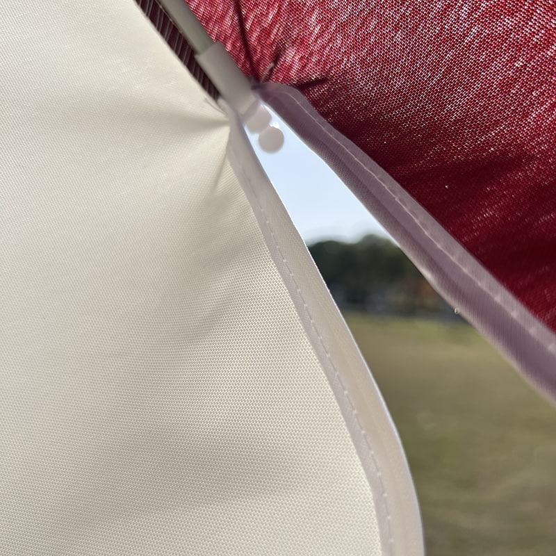 Rám z 2M vlákien, ľahký hliníkový hriadeľ, obyčajný slnečník.