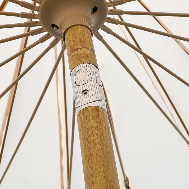 2,8 m ručne kľukatý dáždnik na šírku