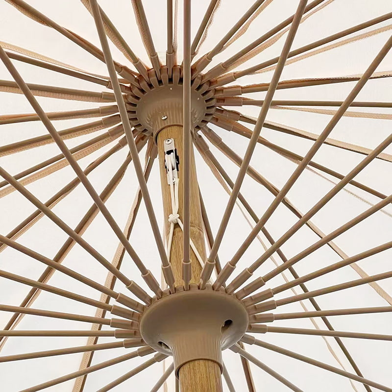 2,8 m ručne kľukatý dáždnik na šírku