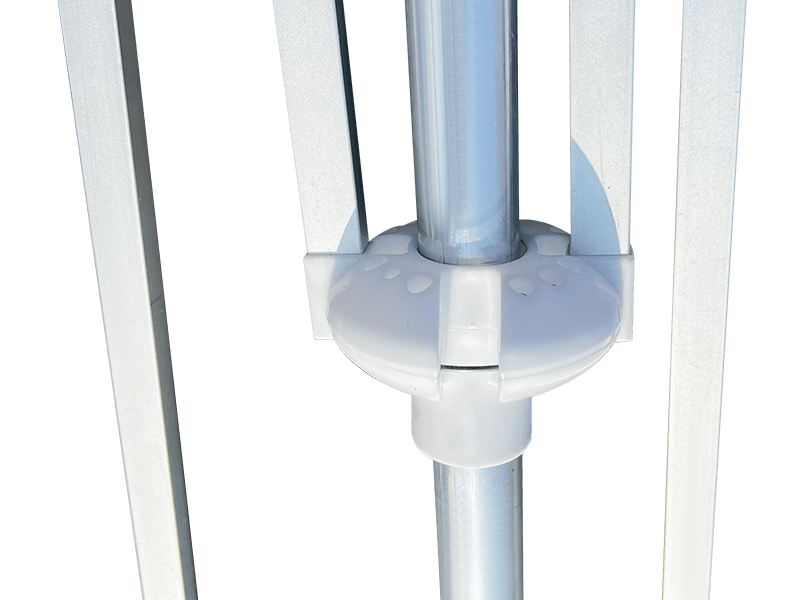 2,8*2,4M 2-rebrovaný dekoratívny plážový slnečník