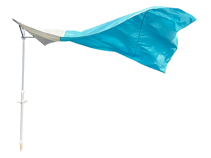 2,8*2,4M 2-rebrovaný dekoratívny plážový slnečník