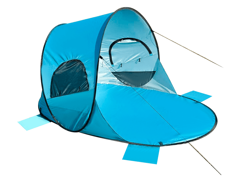 Vonkajší prenosný plážový stan pre viac osôb s rýchlym nastavením