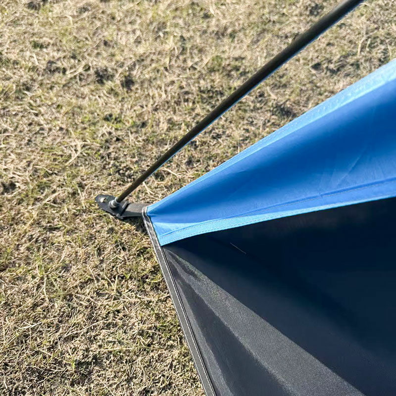 Ľahký, trojstranný vetraný plážový stan