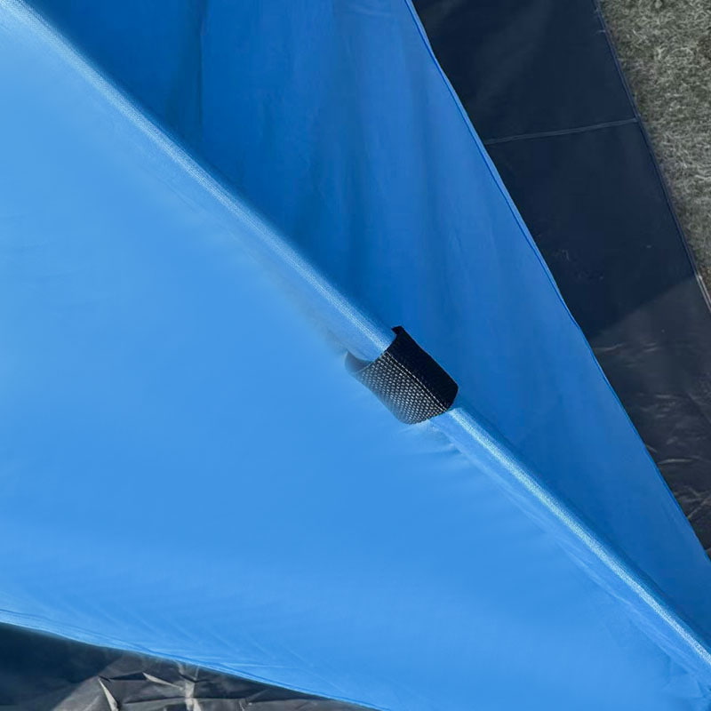 Ľahký, trojstranný vetraný plážový stan