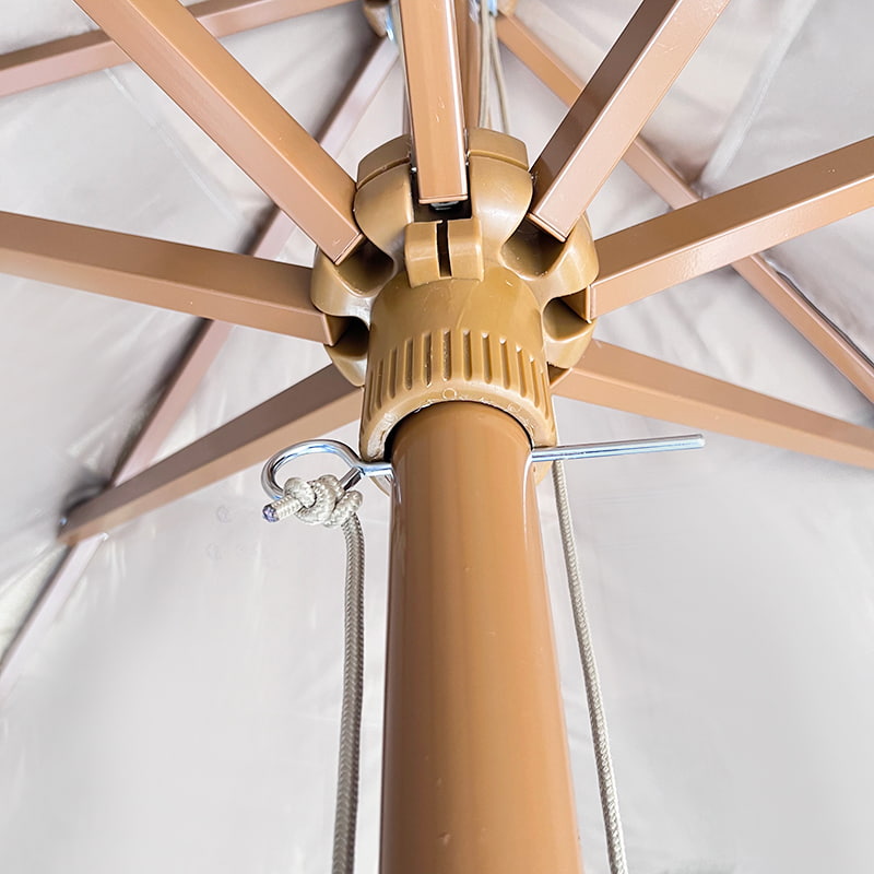 3-metrový slamený dáždnik na terasu