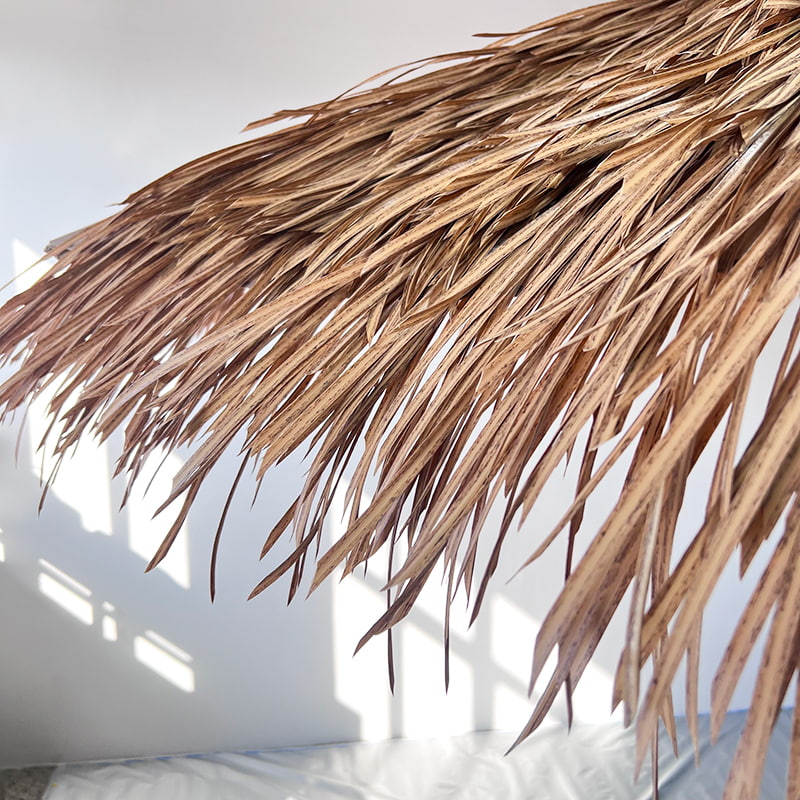 3-metrový slamený dáždnik na terasu