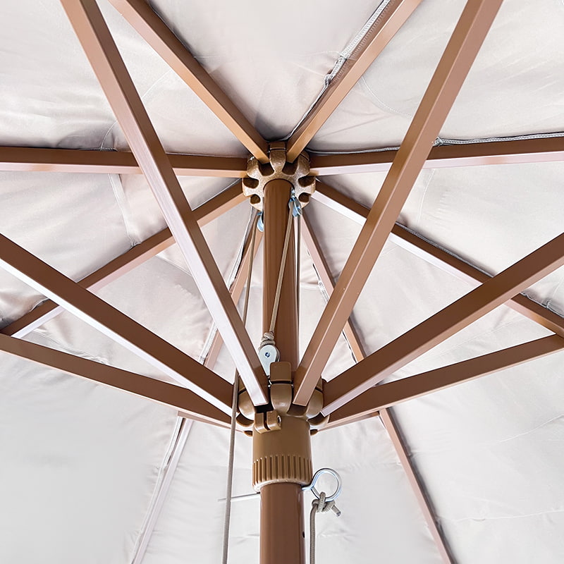 3-metrový slamený dáždnik na terasu