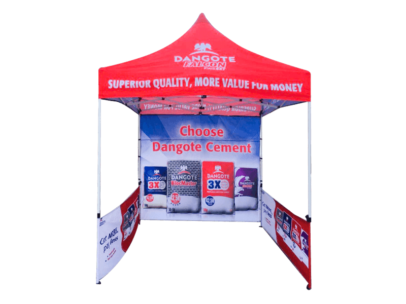 Vonkajšie reklamné stany s farebnou digitálnou potlačou 3x3 Vonkajšie reklamné stany s farebnou digitálnou potlačou 3x3